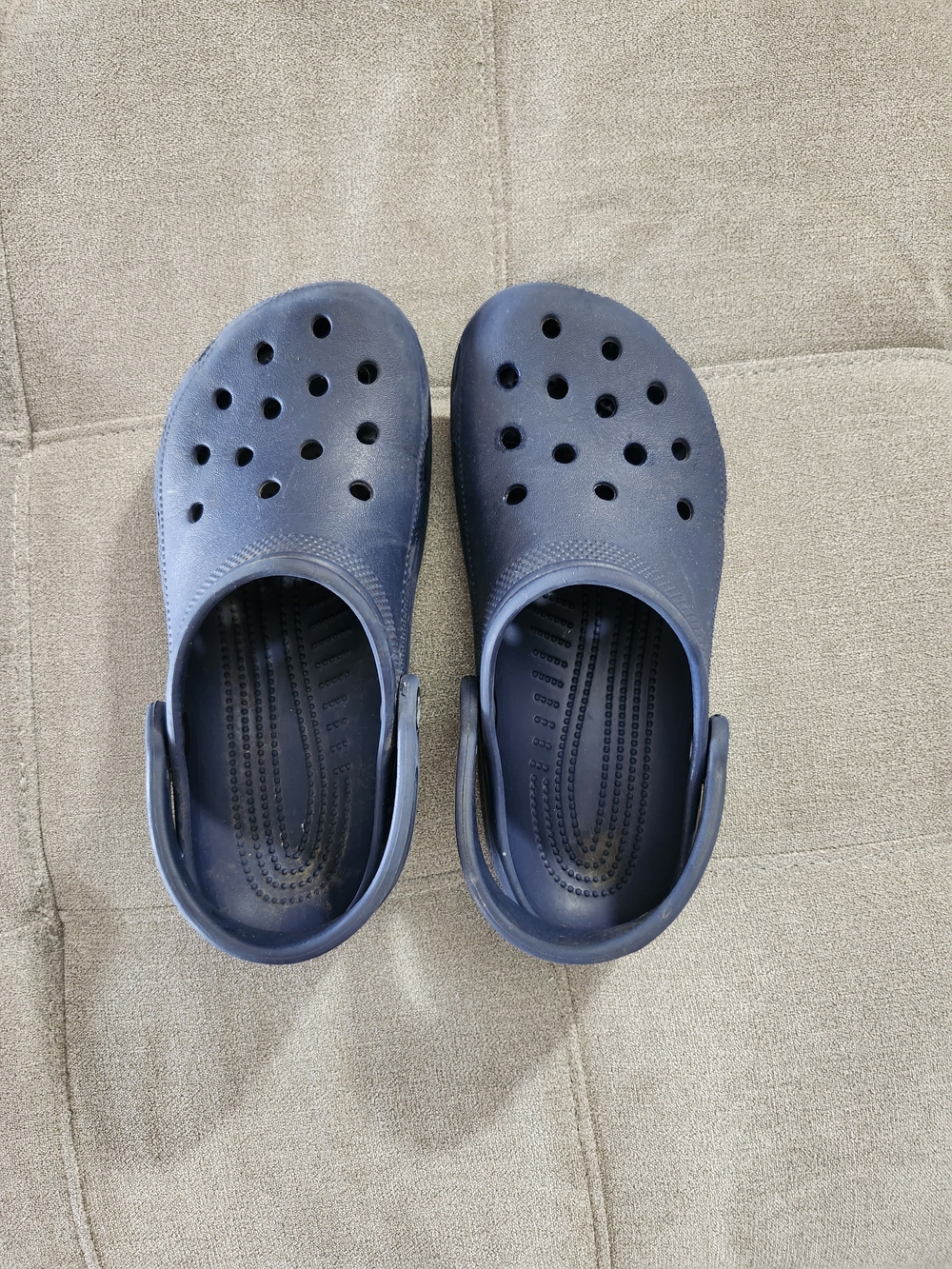 Navy Crocs